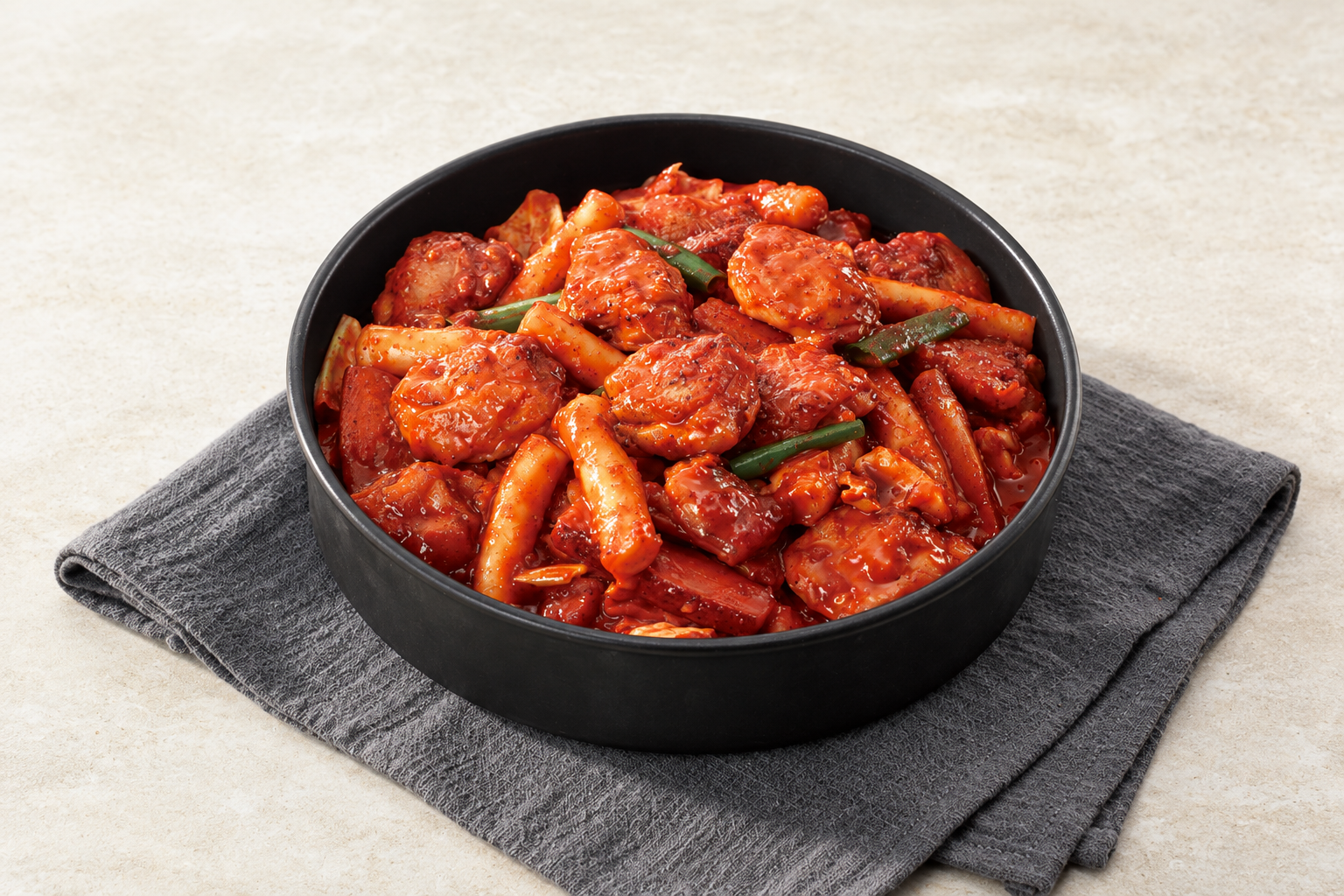 다향 닭떡볶이 완성 모습